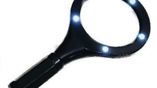Lupa profesionala cu 5 led-uri si trei moduri de iluminare