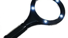 Lupa profesionala cu 5 led-uri si trei moduri de iluminare