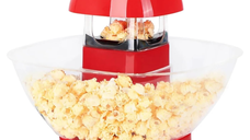 Masina de facut popcorn cu bol, 1200 W - Delicii crocante acasa