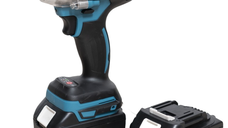 Masina de Insurubat cu Impact German Meister, cu 2 Acumulatori, 350Nm, 24V, 5Ah, Albastru