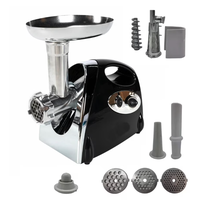 Masina de tocat carne electrica Model MX976 functie Reverse NEAGRA 3800W 3 site,accesorii rosii inclus - 1