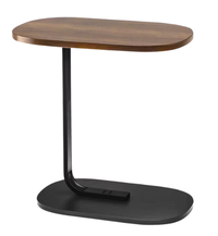 Masuta dreptunghiulara pentru cafea 45x60x30cm natur cu negru - 1