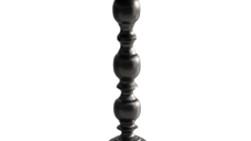 Masuta rotunda pentru cafea fier 52 x 38 cm NEGRU