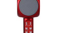 Microfon Karaoke Wireles cu Boxa si Lumini