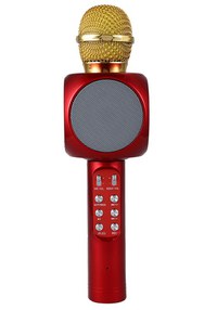 Microfon Karaoke Wireles cu Boxa si Lumini - 1