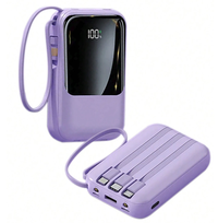 Mini Baterie externa 20000mAh Fast Charge Type C cu display si cabluri - 1