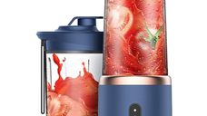 Mini blender electric portabil compact multifunctional 400ml 6 Lame din otel inoxidabil