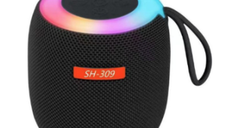 Mini Boxa SH 309 Bluetooth cu Iluminare RGB si Bas Puternic