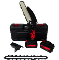 Mini fierastrau electric fara fir cu lant 6 inch si 2 acumulatori 48V - 1