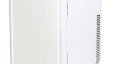Mini frigider dubla functie de incalzire/racire portabil 10L alb 12V/ 220V