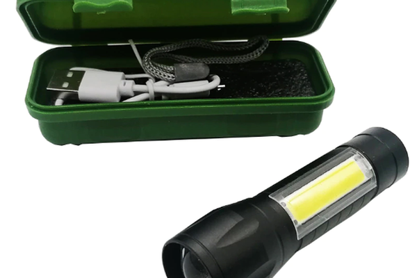 Mini Lanterna LED WSJ505 cu 3 Trepte Iluminare si USB