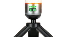 Mini lanterna LED YM B81 portabila cu trepied si incarcare USB lumina reglabila