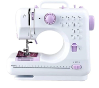 Mini masina de cusut FHSM-505 Alb 31x30x15 cm - 1