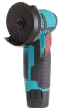 MINI POLIZOR UNGHIULAR PORTABIL VERDE CU ACUMULATOR 12 V DISC 76MM - 1