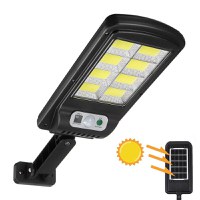Mini Proiector 160 LED COB 8 CASSETE cu panou solar senzor de miscare si lumini HA - 1