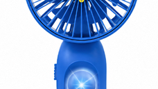 Mini ventilator de mana portabil pentru copii USB reincarcabil cu suport telefon BAIETEI