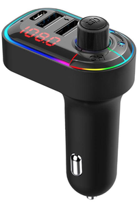 Modulator FM C12 Bluetooth Rgb 3.1A+Type C - 1