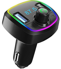 Modulator Transmitator FM cu functie de incarcator auto Usb Bluetooth 5.0 12 24 V M32 - 1