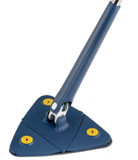 Mop multifunctional pentru suprafete uscate si ude cap triunghiular rotativ - 1