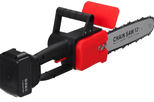 Motofierastrau, Drujba Electrica 1200W cu 1 Acumulator 48v, 4200 rpm si lama de 12"