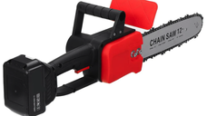 Motofierastrau, Drujba Electrica 1200W cu 1 Acumulator 48v, 4200 rpm si lama de 12