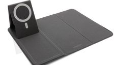 Mousepad cu incarcare wireless ergonomic NEGRU