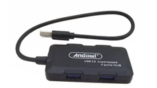 Multi HUB cu 4 USB Andowl Q HU302 negru