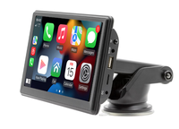 Navigatie 7inch Ecran Auto Portabil cu wireless CarPlay si android auto bluetooth FM transmitator intrare camera Marsarier 12V - 1