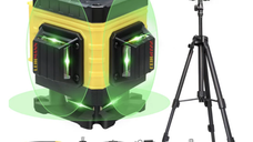 Nivela Laser 3D Leihmann cu Linii Verzi si Accesorii Complete