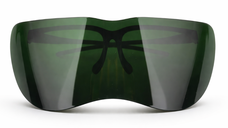 Ochelari de protectie panoramica cu vizor verde protectie UV design ergonomic pentru lucru