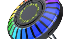 Odorizant auto D2 functie umidificator Led cu ritm muzical RGB Bluetooth