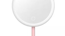 Oglinda cosmetica pentru machiaj D023 rotire 90 grade cu iluminare LED