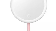 Oglinda cosmetica pentru machiaj D023 rotire 90 grade cu iluminare LED