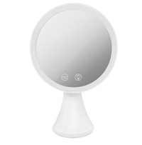 Oglinda Cosmetica si Lampa 2in1 cu 3 Moduri de Iluminare si Senzor Tactil - 1
