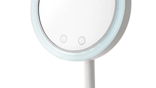 Oglinda Fan Miroir make-up cu LED ventilator si functie touch