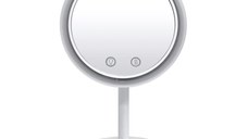 Oglinda make-up cu lumina si ventilator