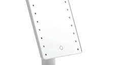 Oglinda pentru machiaj  LED, buton tactil