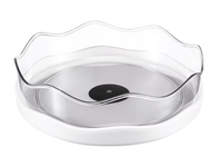 Organizator rotativ 360 grade pentru bucatarie / baie 27 cm alb - 1