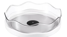 Organizator rotativ 360 grade pentru bucatarie / baie 27 cm alb