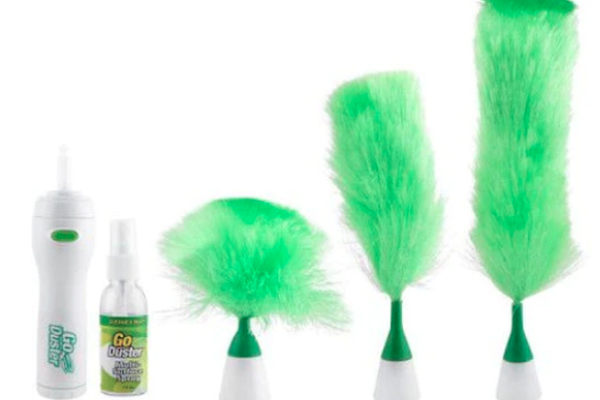 Pamatuf curatare praf electric rotativ cu 250 rpm Set GO DUSTER