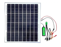 Panou solar portabil 25W cu USB si mufe pentru incarcare device uri CL 1826 - 1