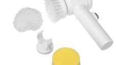 Perie electrica 5 in 1 pentru Curatenie Alba AM