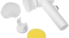 Perie electrica 5 in 1 pentru curatenie Alba