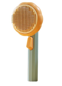 Perie pentru parul animalelor de companie cu buton pentru o curatare usoara - 1