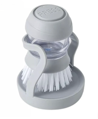 Perie pentru vase cu dozator detergent si suport - 1
