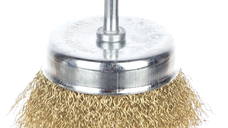 Perie sarma, tip cupa, otel, 5