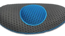 Perna ergonomica Comfy Curve Gri cu albastru pentru sustinere lombara si spate