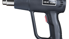 Pistol cu aer cald rezistent putere 2000 W temperatura 300 / 600 grade Negru