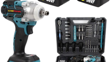 Pistol de impact 98VF cu 2 acumulatori si 40 accesori LEIH MANN