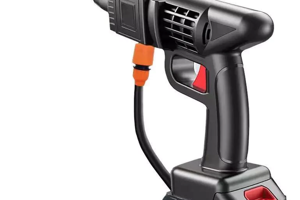 Pistol de spalat cu presiune portabil cu 2 acumulatori 48V